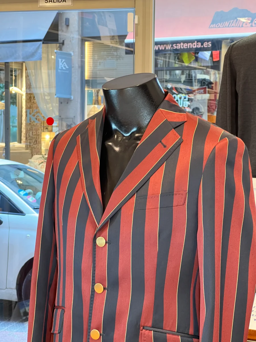 Americana a rayas Holland & Sherry – Tecla™ Super 120’s - Imagen 4