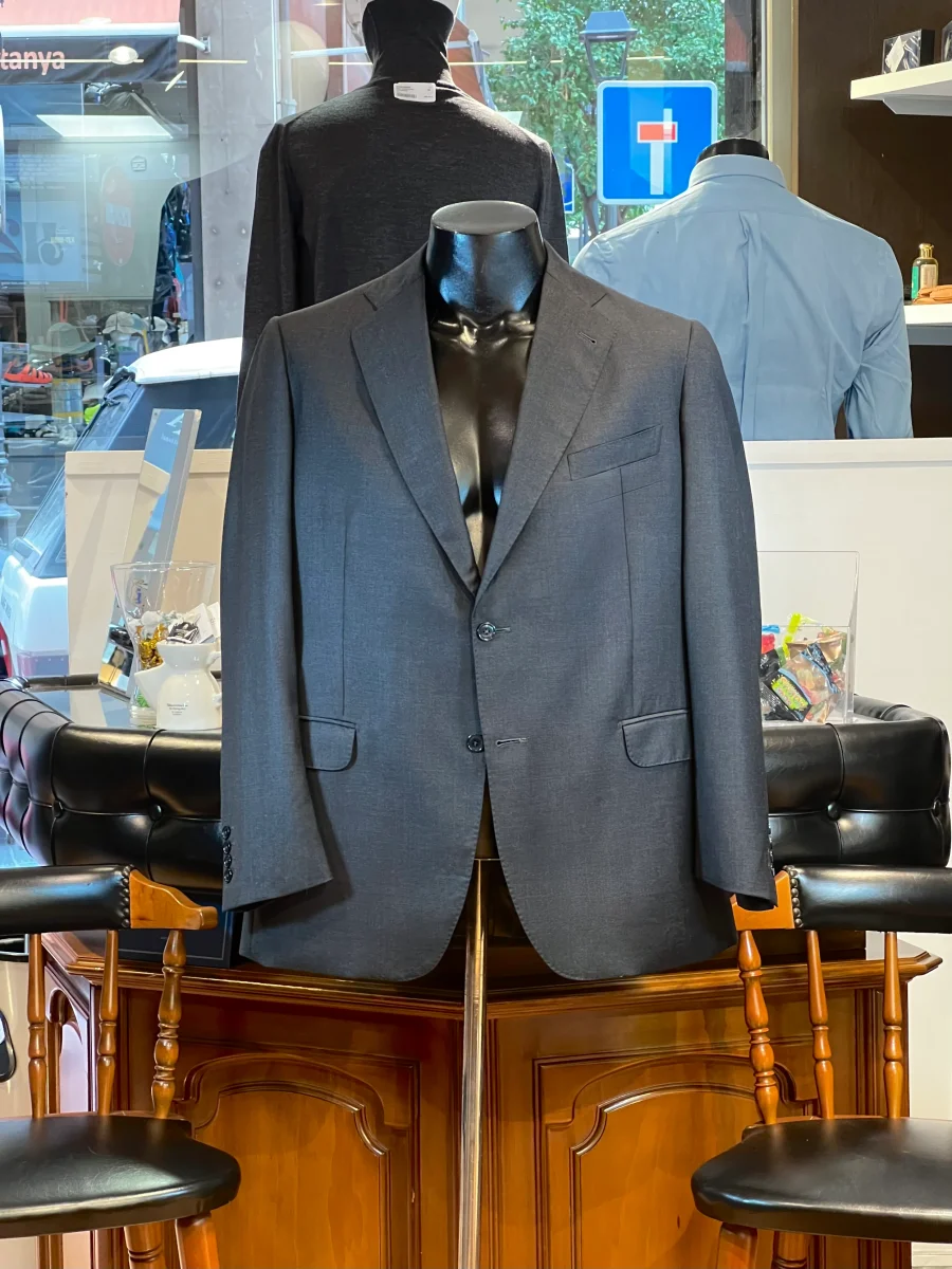 Americana gris Scabal – Super 140’s & Cashmere - Imagen 2