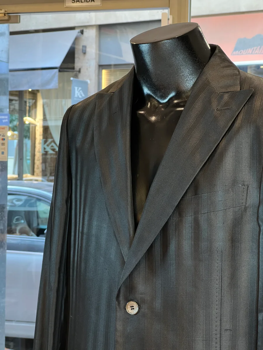 Traje negro ceremonia Pal Zileri – 100% Seda - Imagen 3