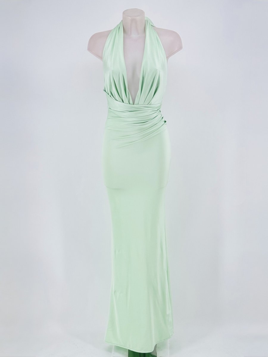 Vestido Seda Espalda Uve - Imagen 6