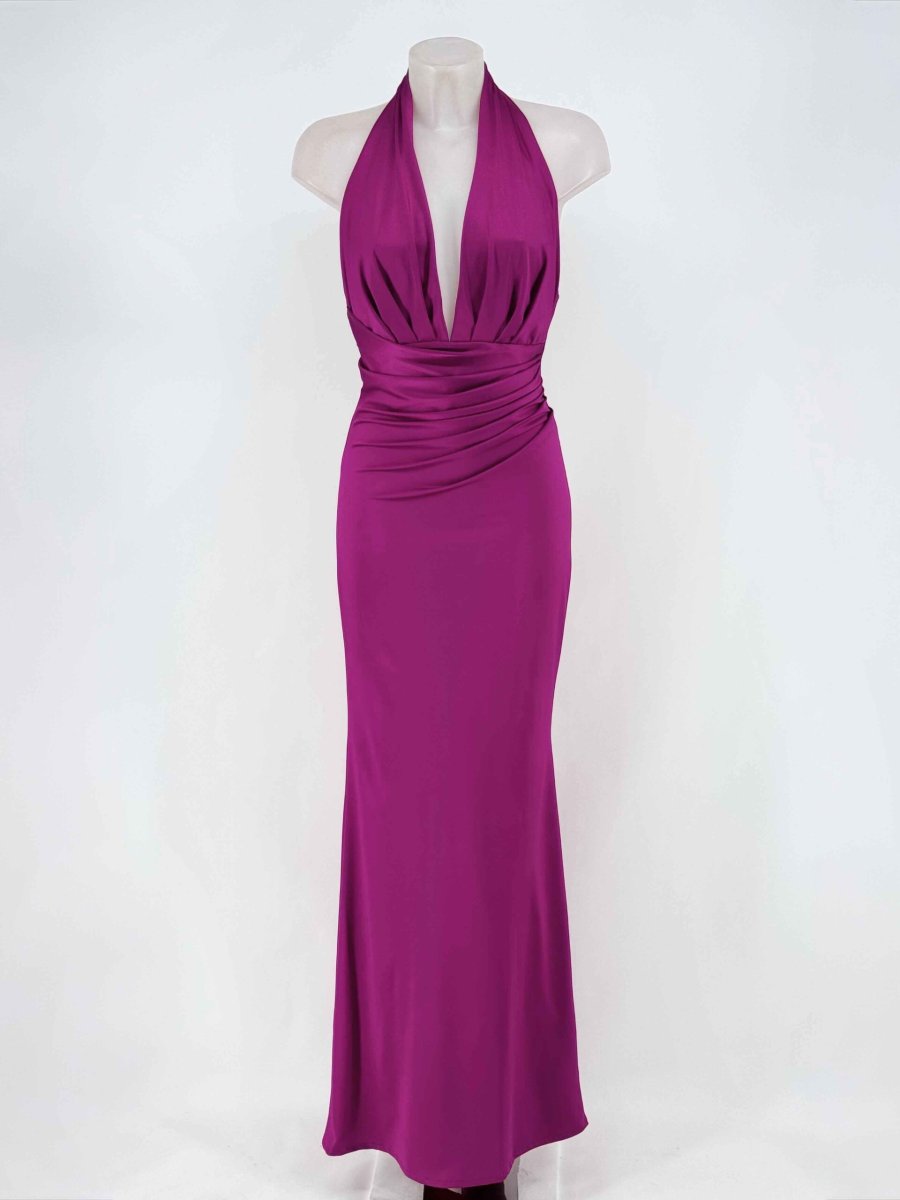 Vestido Seda Espalda Uve - Imagen 4