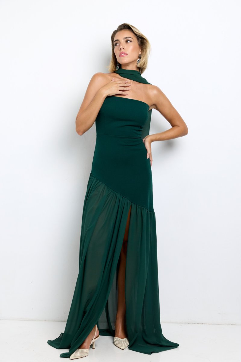 Vestido Sirena Falda Gasa - Imagen 9