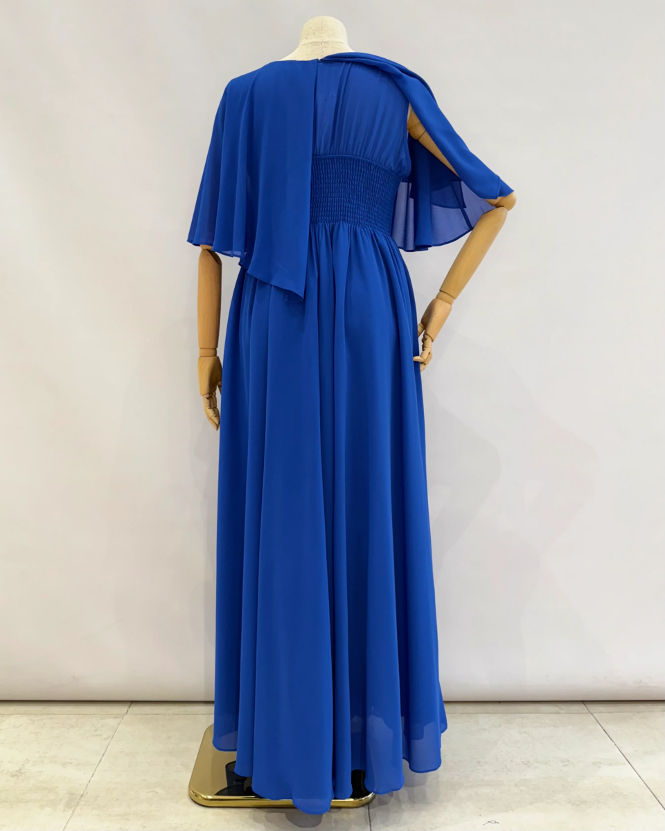 Vestido Capa Broche Flor Curvy - Imagen 9