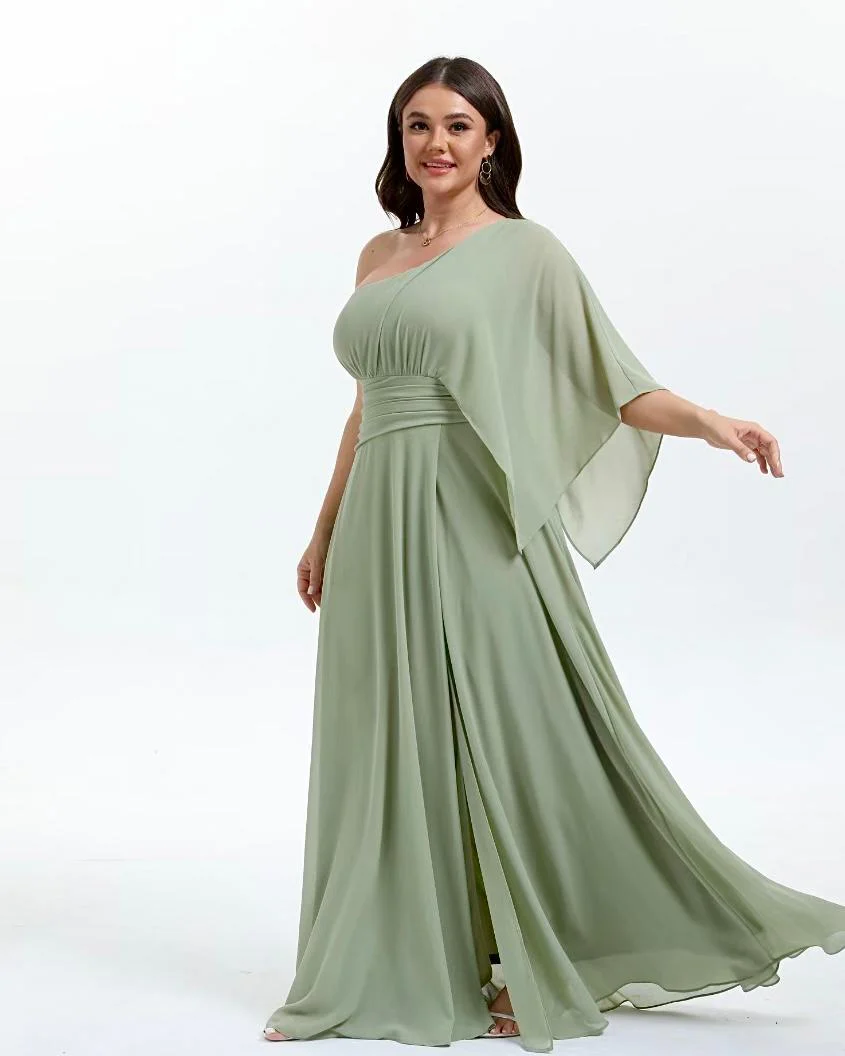 Vestido Asimétrico Largo Curvy - Imagen 7