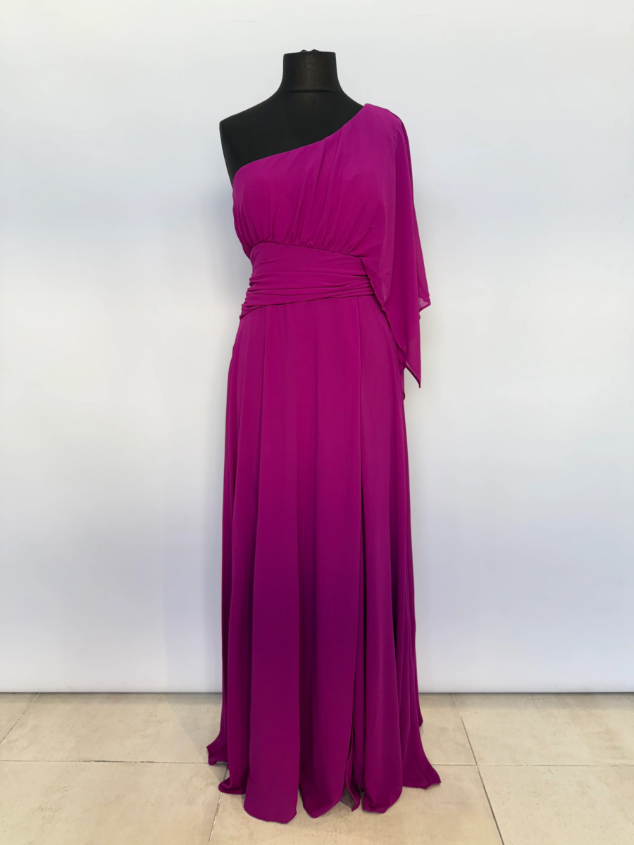 Vestido Asimétrico Largo Curvy - Imagen 9