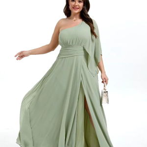 Vestido Asimétrico Largo Curvy