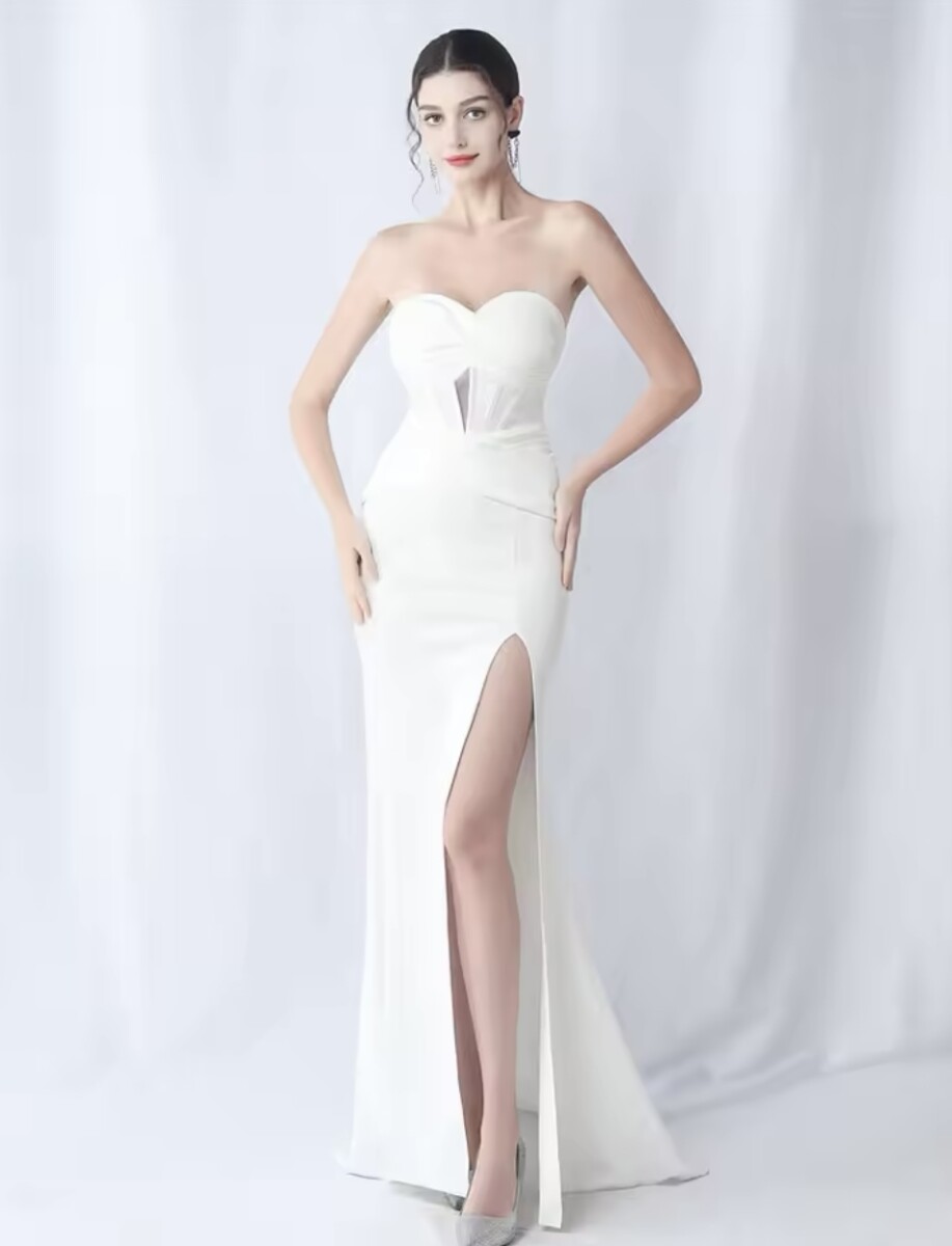 Vestido Seda Sirena Novia - Imagen 4