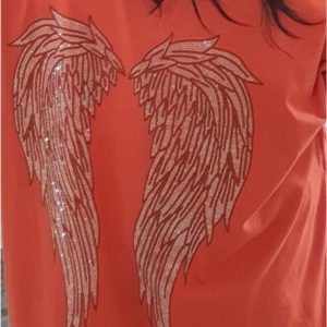 Camiseta mujer alas talla grande