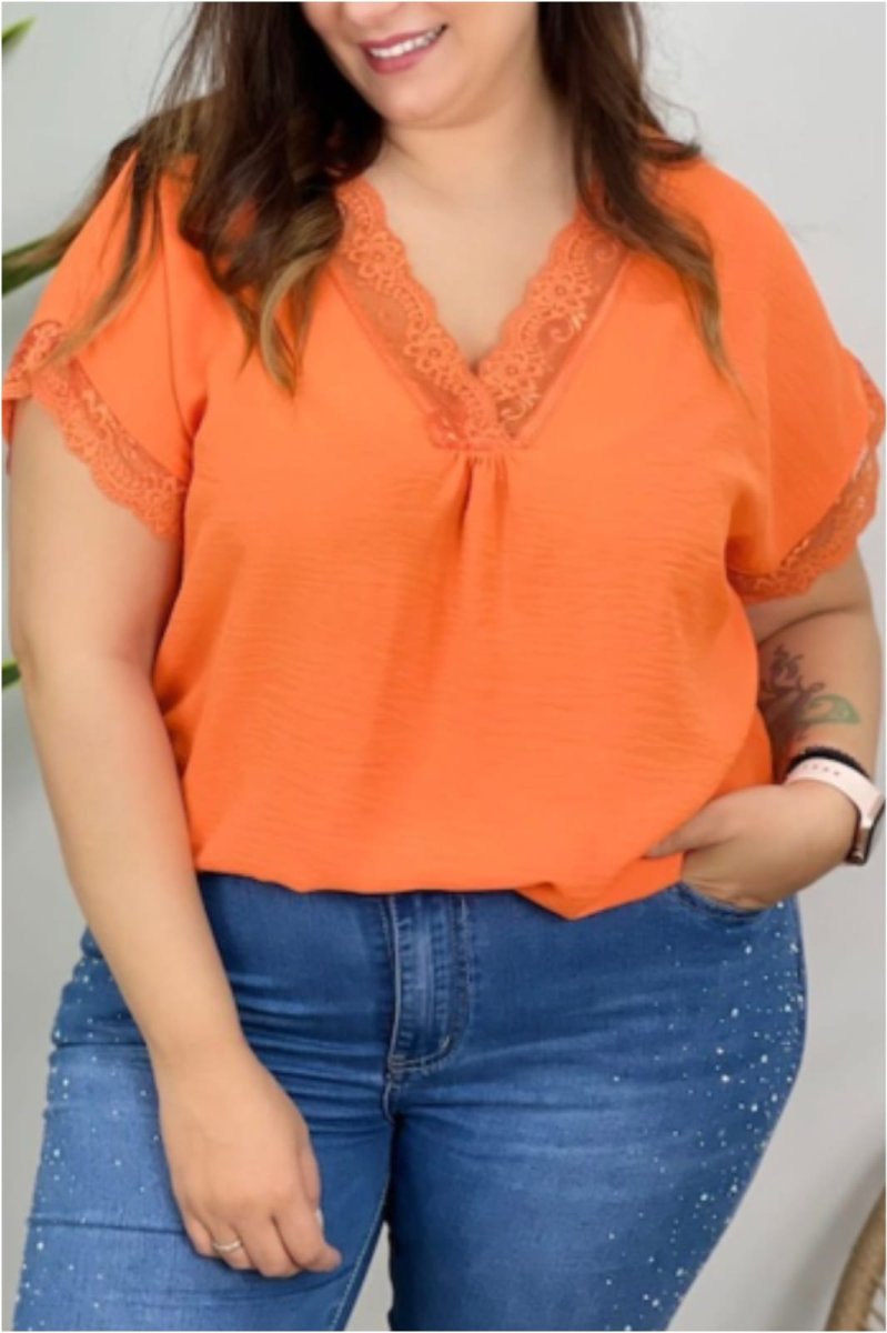 Lencera mujer manga corta Talla Grande - Imagen 3