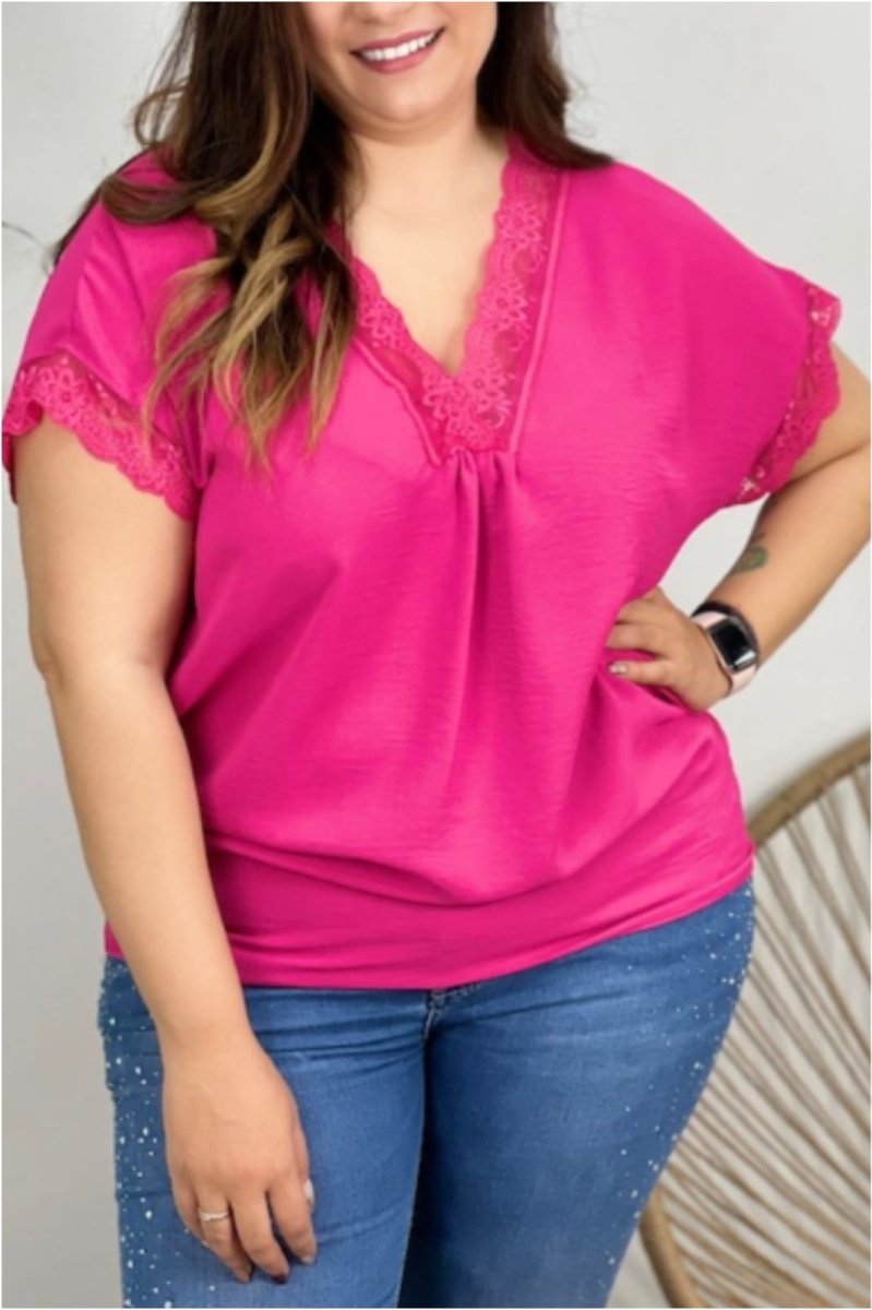 Lencera mujer manga corta Talla Grande - Imagen 2