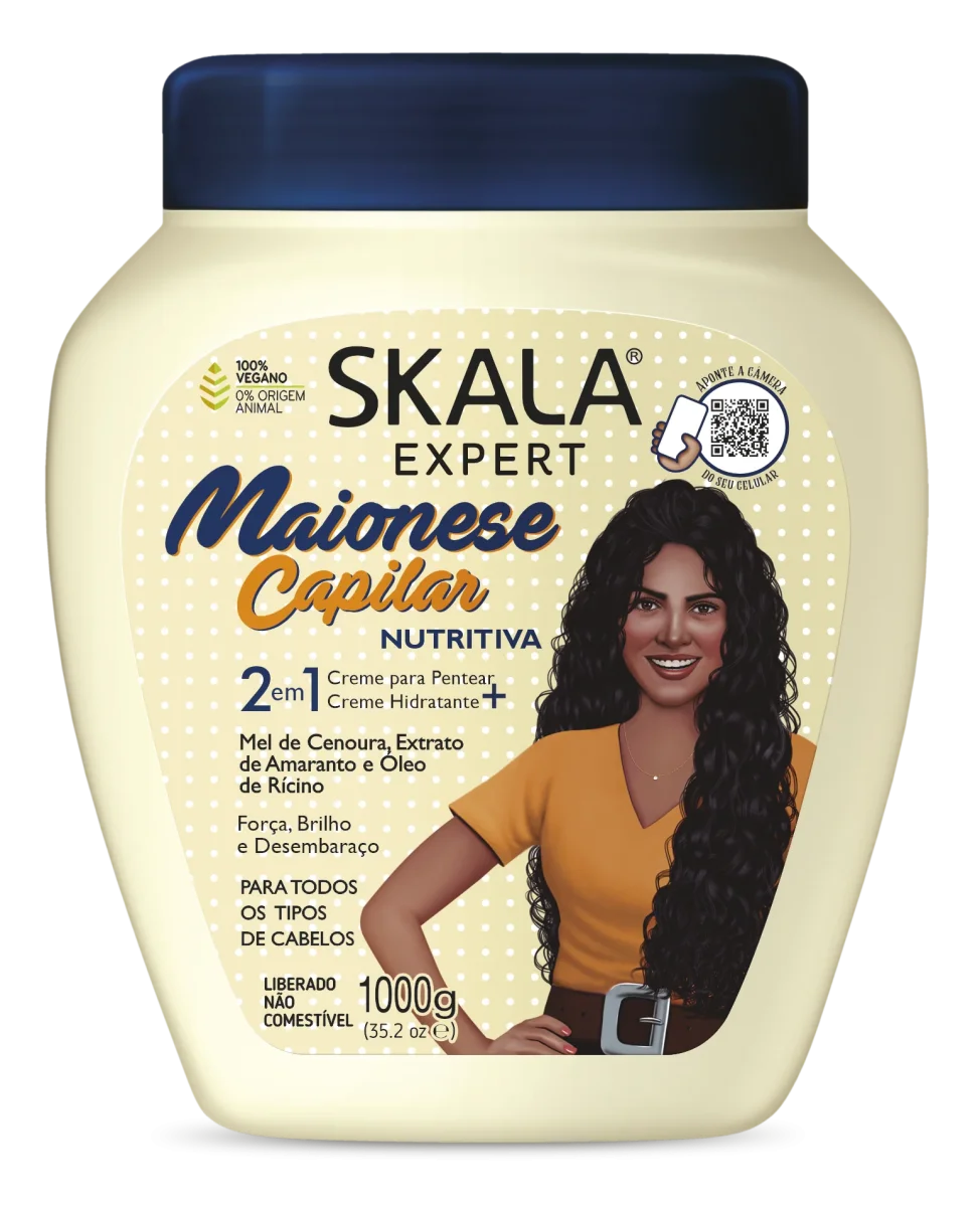 Skala Maionese Capilar Nutritiva – 1000 g | Nutrición Intensa y Reparación