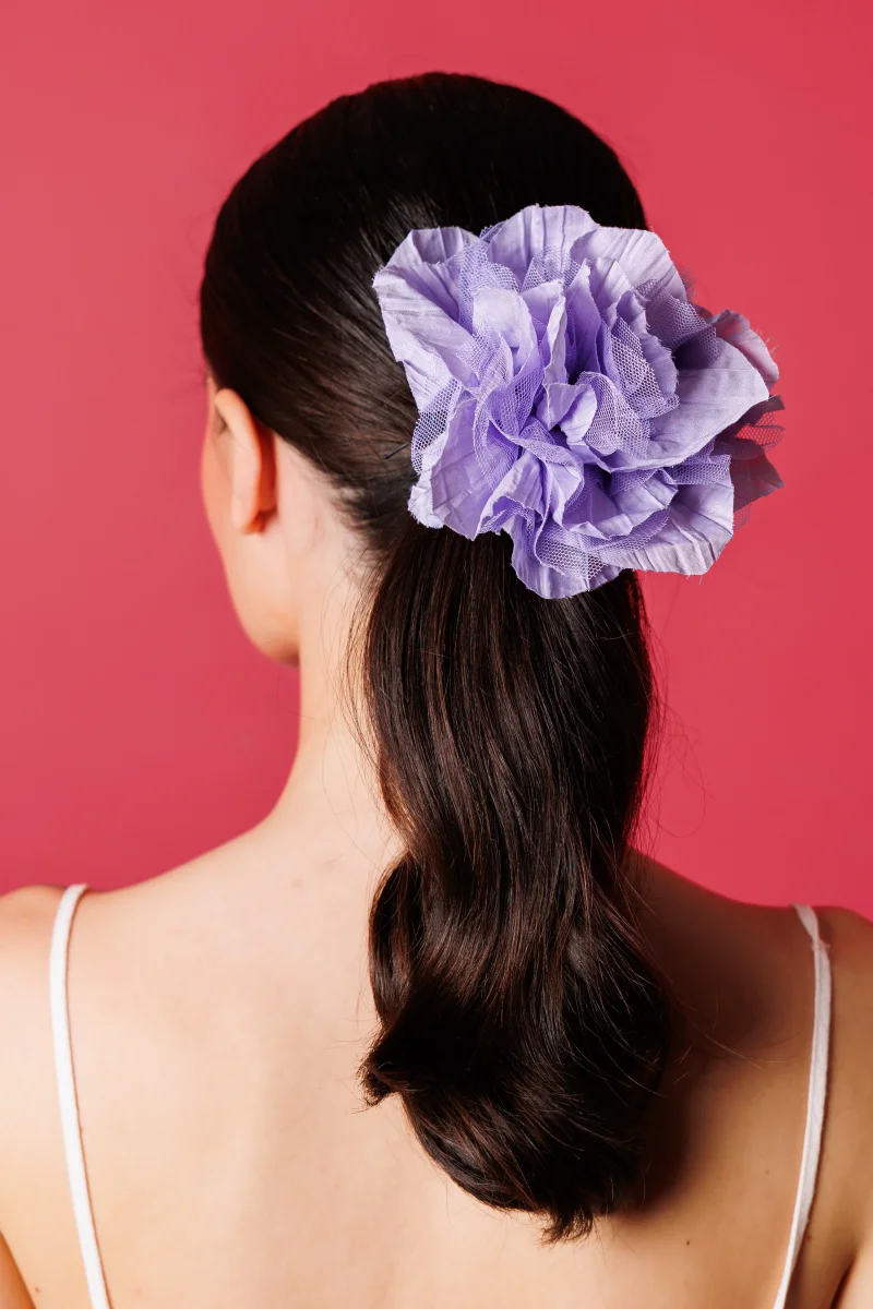 Flor Tul Lila - Imagen 2