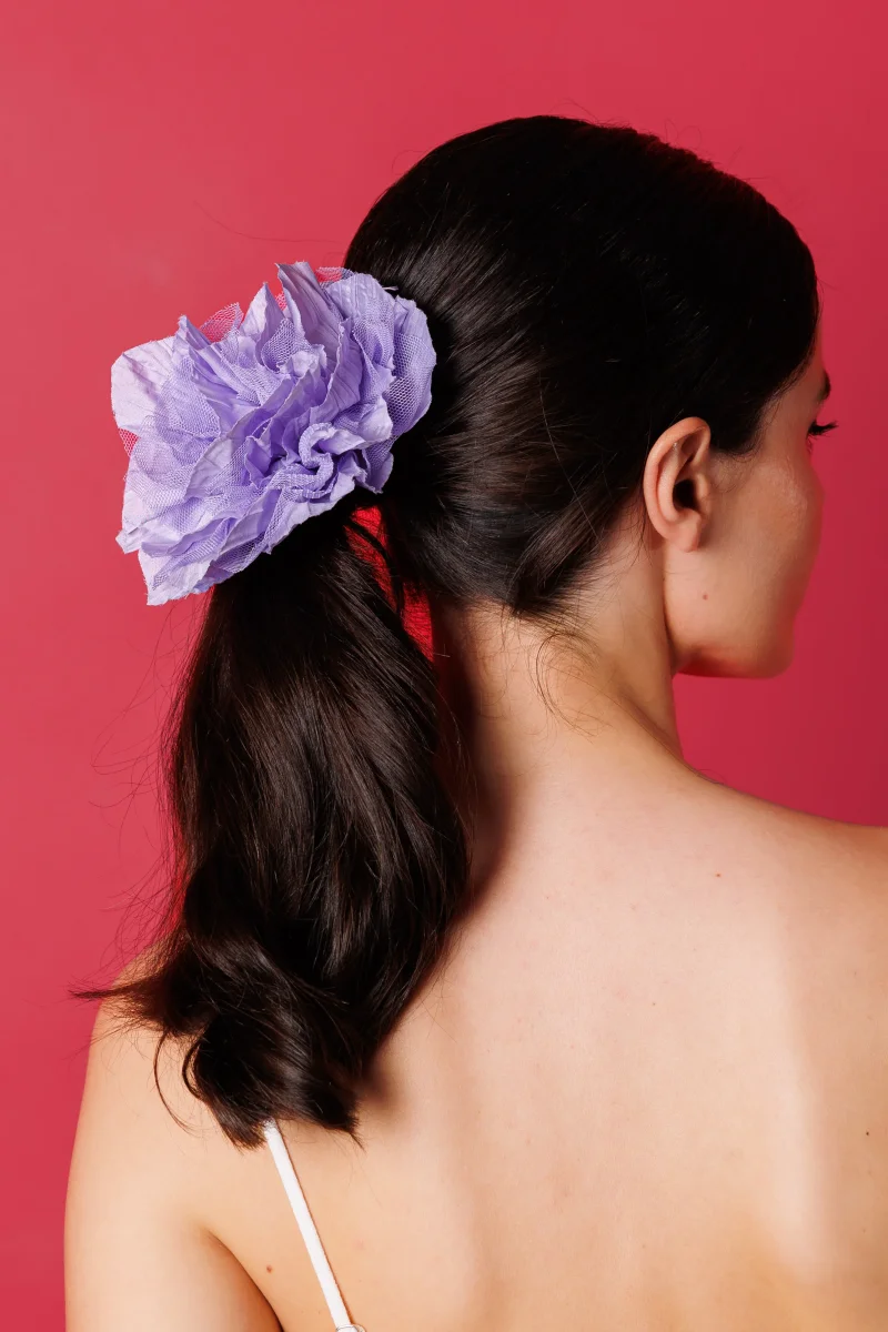 Flor Tul Lila - Imagen 3