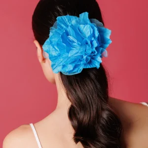 Flor Tul Azul Capri