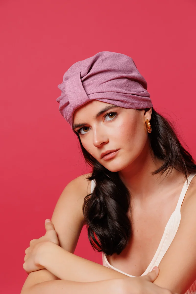 Turbante Sira Malva - Imagen 3