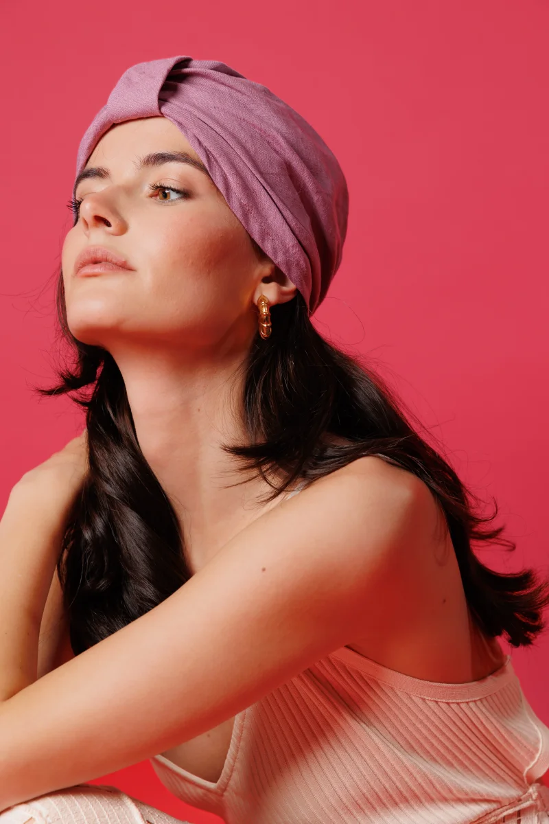 Turbante Sira Malva - Imagen 2