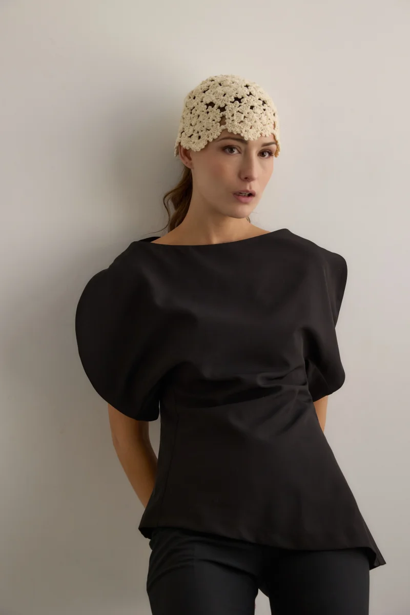 Casquete Tejido blanco - Imagen 4