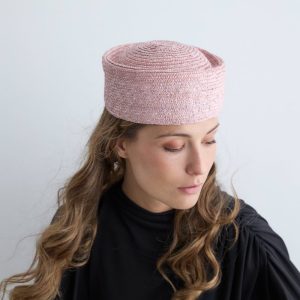Casquete Celia rosa