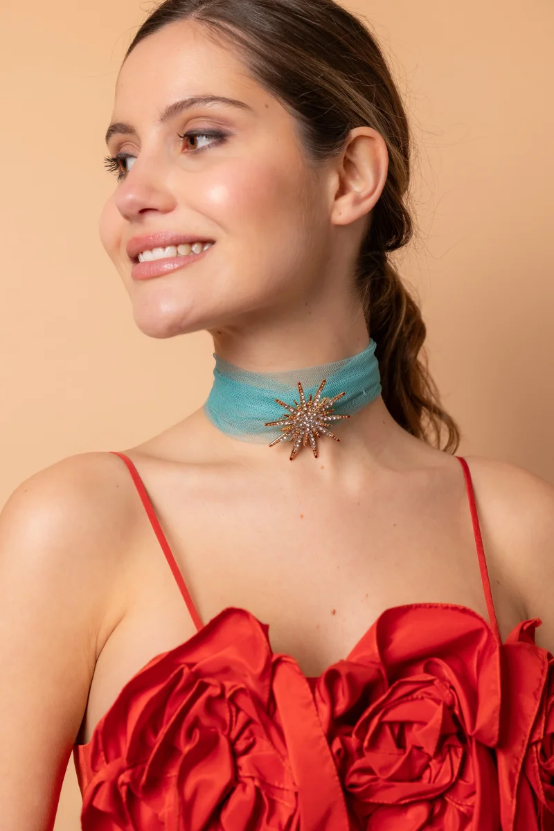Choker Carlota aguamarina - Imagen 5