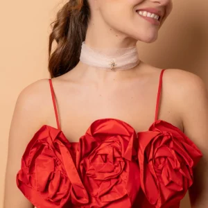 Choker Carlota Blanco