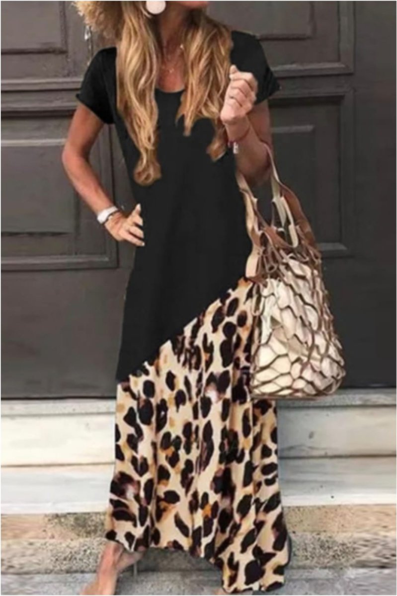 Vestido mujer bohemio animal print