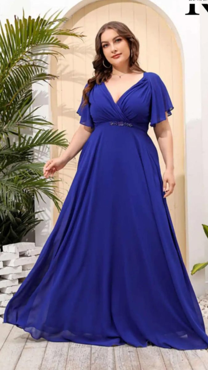 Vestido Manga Corta Aplique Curvy - Imagen 2