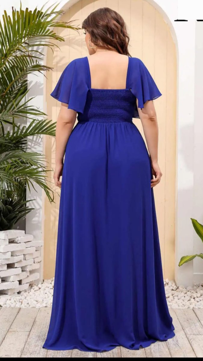 Vestido Manga Corta Aplique Curvy - Imagen 3