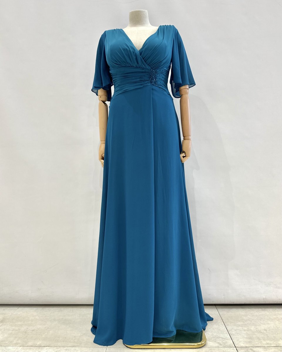 Vestido Cruzado Brillo Cintura Curvy - Imagen 3