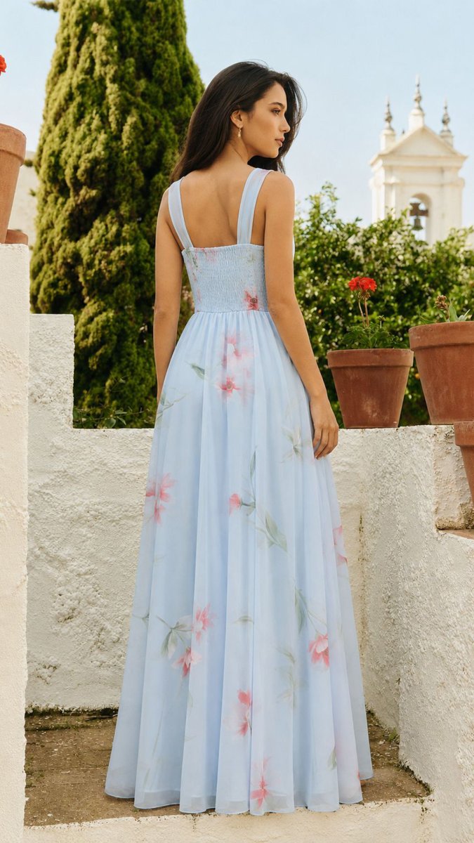 Vestido Halter Florecitas - Imagen 5