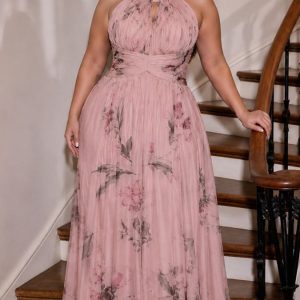 Vestido Halter Florecitas Curvy