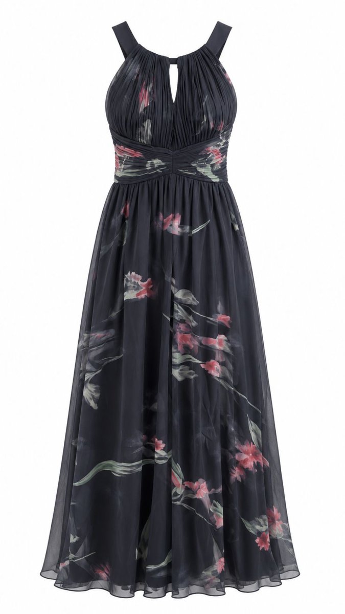 Vestido Halter Florecitas Curvy - Imagen 4