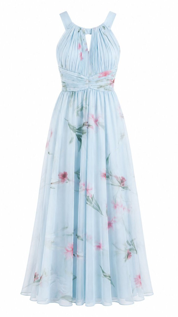 Vestido Halter Florecitas Curvy - Imagen 6