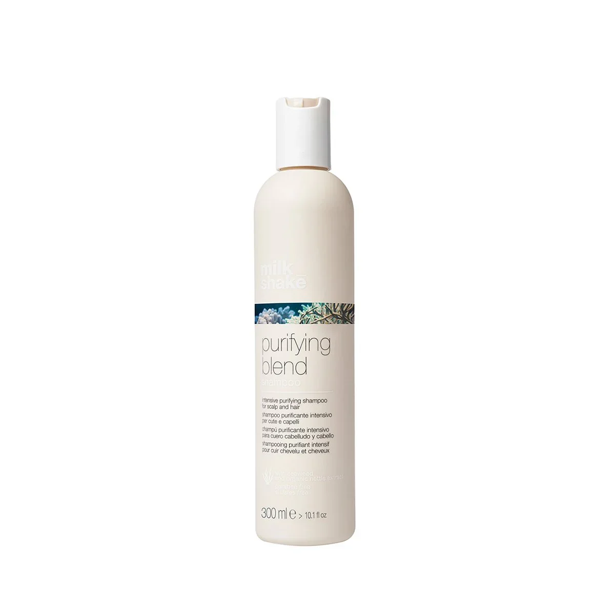 Milk Shake Purifying Blend Shampoo – 300 ml Shampoo purificante para cuero cabelludo con caspa y exceso de grasa