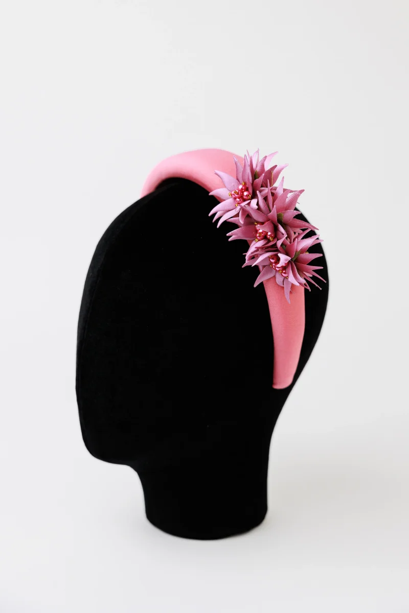 Diadema Constantina rosa - Imagen 6