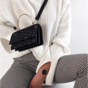Pantalón malla mujer con cremallera