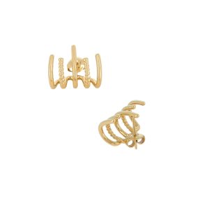 Pendientes AILEEN Acero Dorado