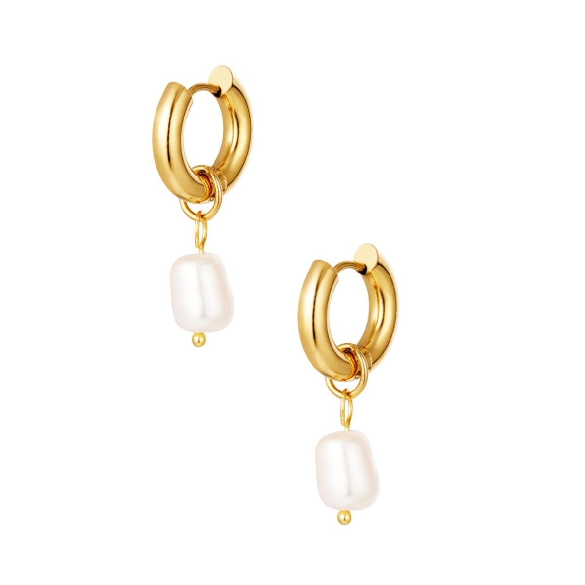Pendientes DAMLA Acero Dorado