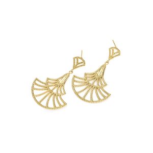 Pendientes CLEO Acero Dorado