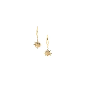 Pendientes DINA Acero Dorado