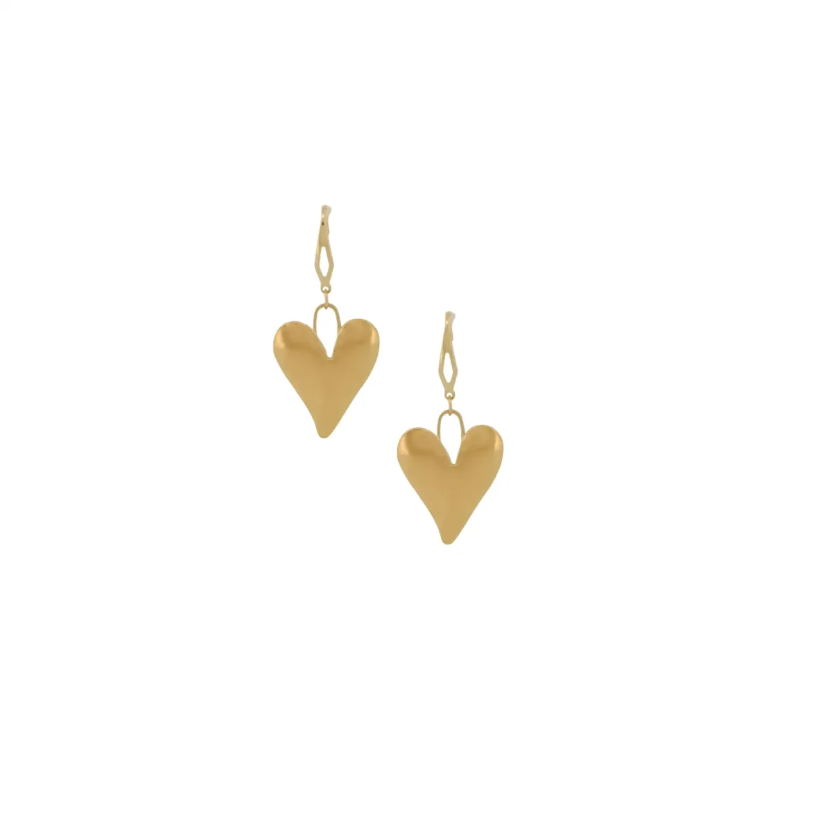 Pendientes FAYE Acero Dorado - Imagen 2