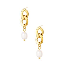 Pendientes INCI Acero Dorado