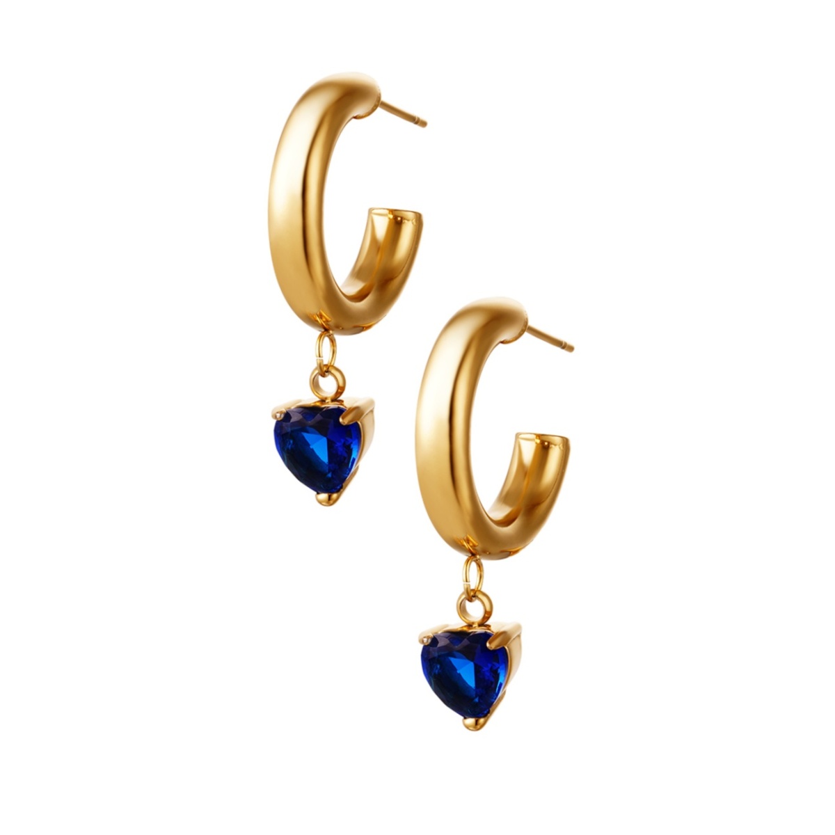 Pendientes MAY Dorado / Azul