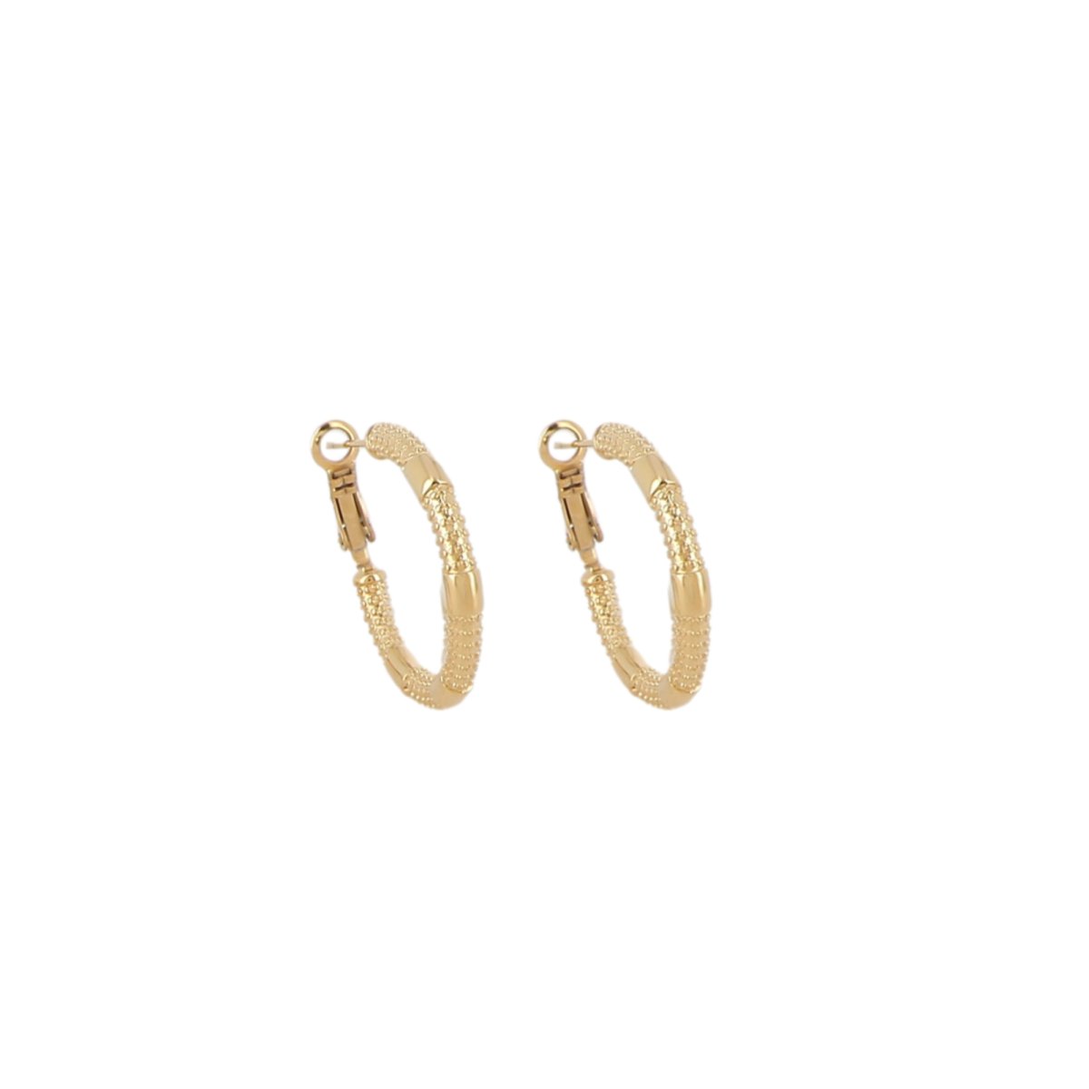 Pendientes MILA Acero Dorado - Imagen 2