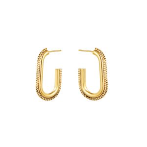 Pendientes ODALIS Acero Dorado