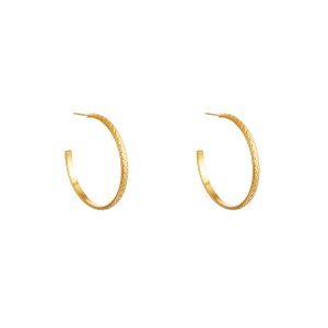 Pendientes CELINE Acero Dorado