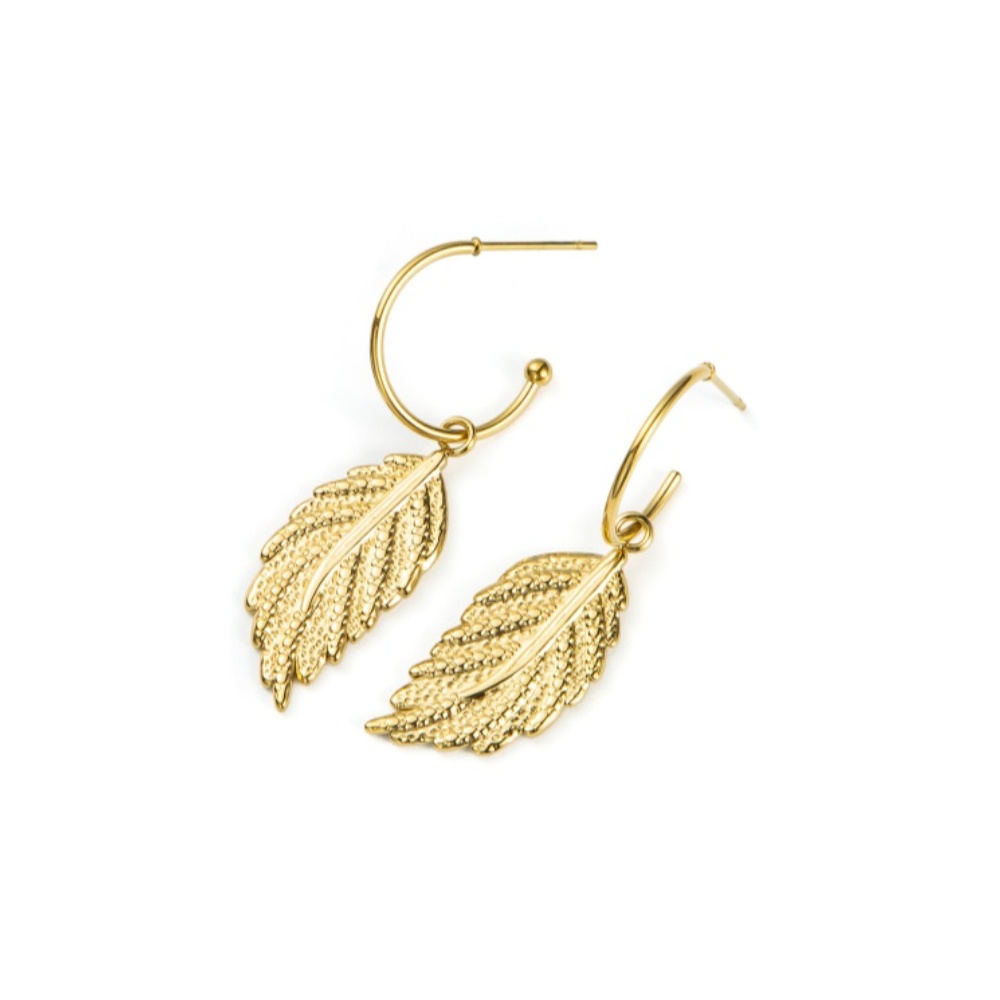 Pendientes LISA Acero Dorado - Imagen 2