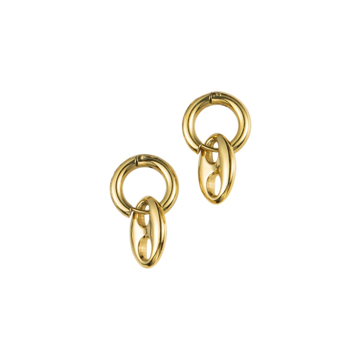 Pendientes SOPHIE Acero Dorado - Imagen 2