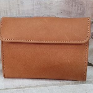 BILLETERO MUJER CAMEL PIEL DE UBRIQUE