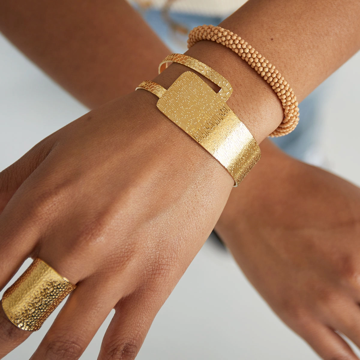 Pulsera JANA Acero Dorado - Imagen 4
