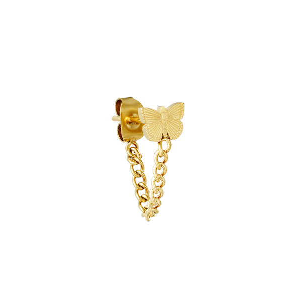 Pendiente S. CHAIN BIBI Dorado